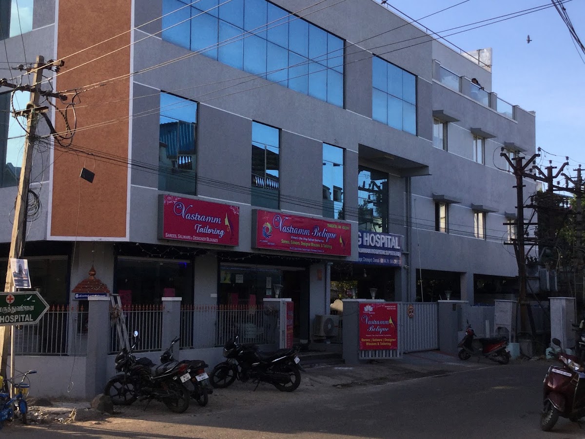 Inside the VASTRAMM boutique in Chromepet