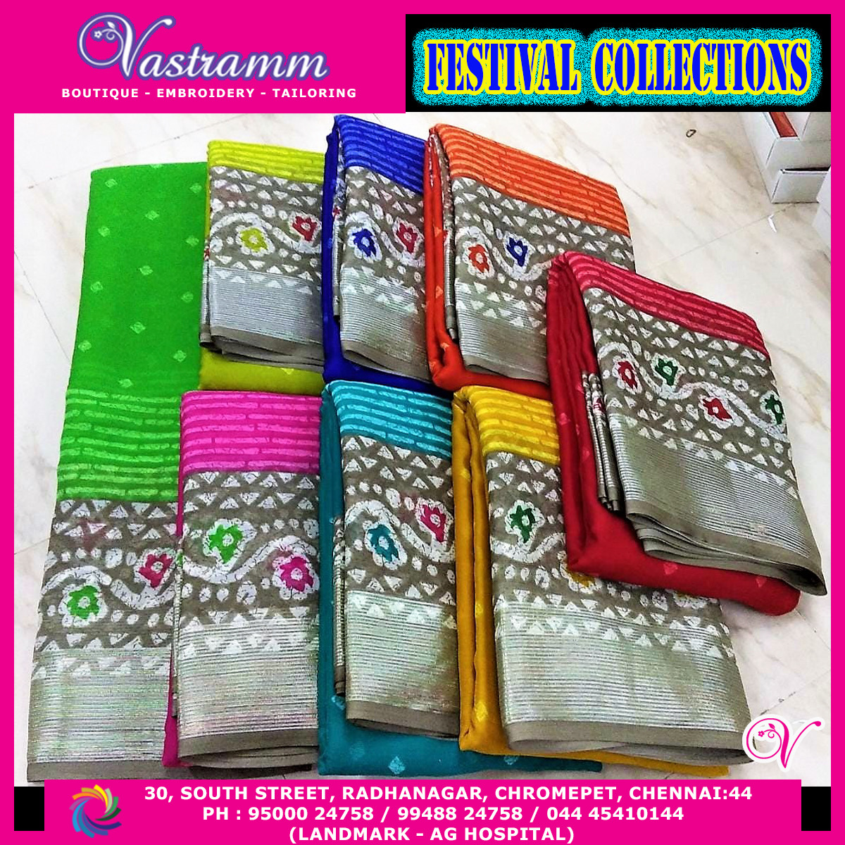 VASTRAMM boutique collection display